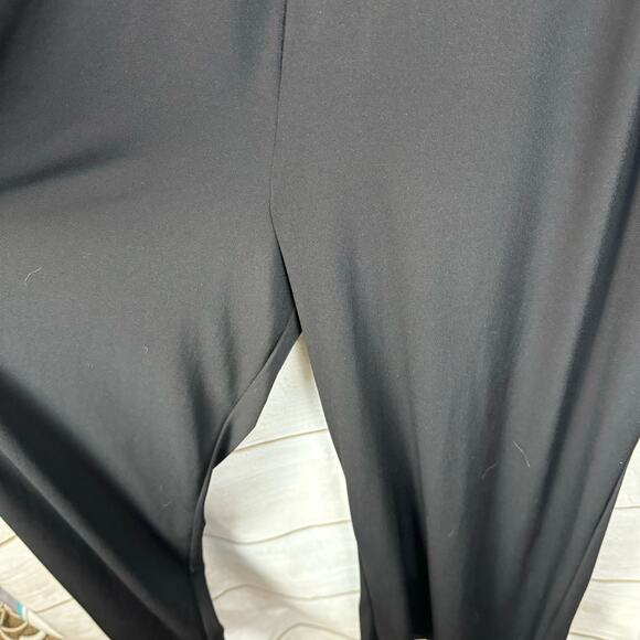 Torrid Black Smocked Waistband Short Sleeve Deep V Neck Surplice Jumpsuit Size 3 - Picture 5 of 9